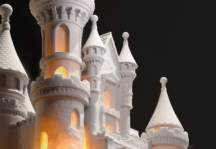 Medieval Aroma Plaster Sculpture Lamp